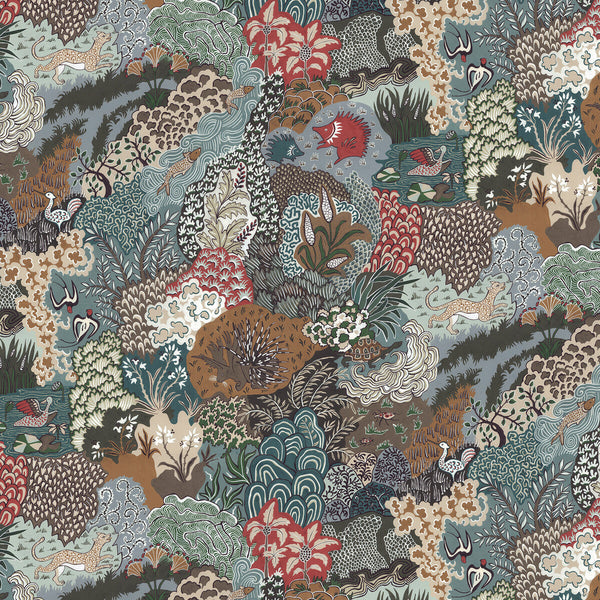 Samples and Purchasing available for Whimsical Clumps - 1 Multi By Kravet Couture | Josephine Munsey Portfolio Ii |Animal/Insects Novelty Wallcovering Print at Designer Wallcoverings and Fabrics