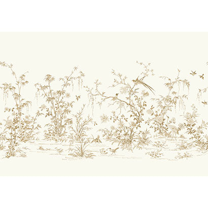 Flowering Vine Chino Wallpaper Mural | Jeffrey Stevens