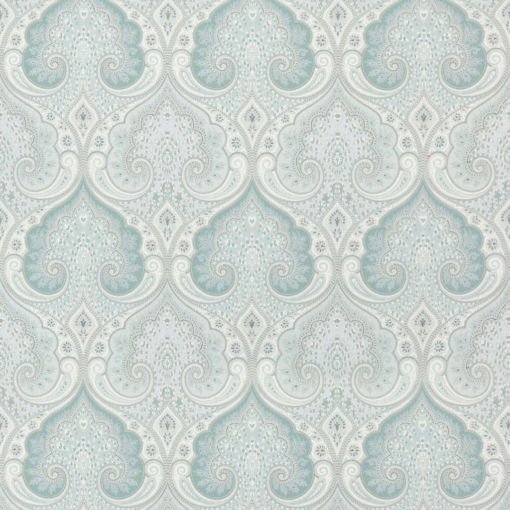 Samples and Purchasing available for Laticia - Tidepool Turquoise By Kravet Design | Ceylon | Paisley Multipurpose Print at Designer Wallcoverings and Fabrics