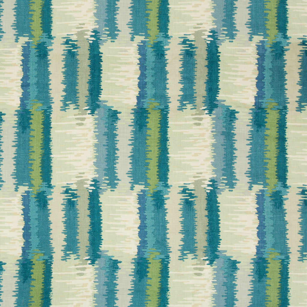 Samples and Purchasing available for La Muse - Peacock Blue By Kravet Couture | Modern Tailor |Modern Ikat/Southwest/Kilims Upholstery Print at Designer Wallcoverings and Fabrics