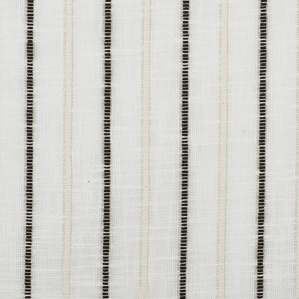 Samples and Purchasing available for Sancho - Chocolate Ivory By Gaston Y Daniela | Lorenzo Castillo V | Stripes Drapery  at Designer Wallcoverings and Fabrics