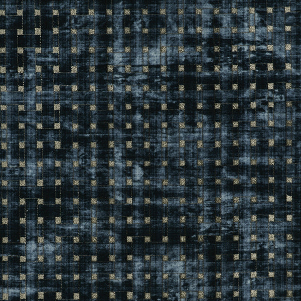 Samples and Purchasing available for Genaro - Azul Dark Blue By Gaston Y Daniela | Lorenzo Castillo V |Geometric Small Scale Upholstery  at Designer Wallcoverings and Fabrics