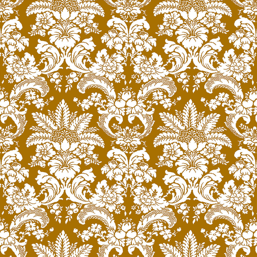 Samples and Purchasing available for Grajal - Ocre Gold By Gaston Y Daniela | Lorenzo Castillo V |Damask  Multipurpose Print at Designer Wallcoverings and Fabrics