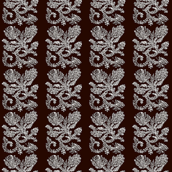 Samples and Purchasing available for Camino - Chocolate Chocolate By Gaston Y Daniela | Lorenzo Castillo V | Paisley Multipurpose Print at Designer Wallcoverings and Fabrics