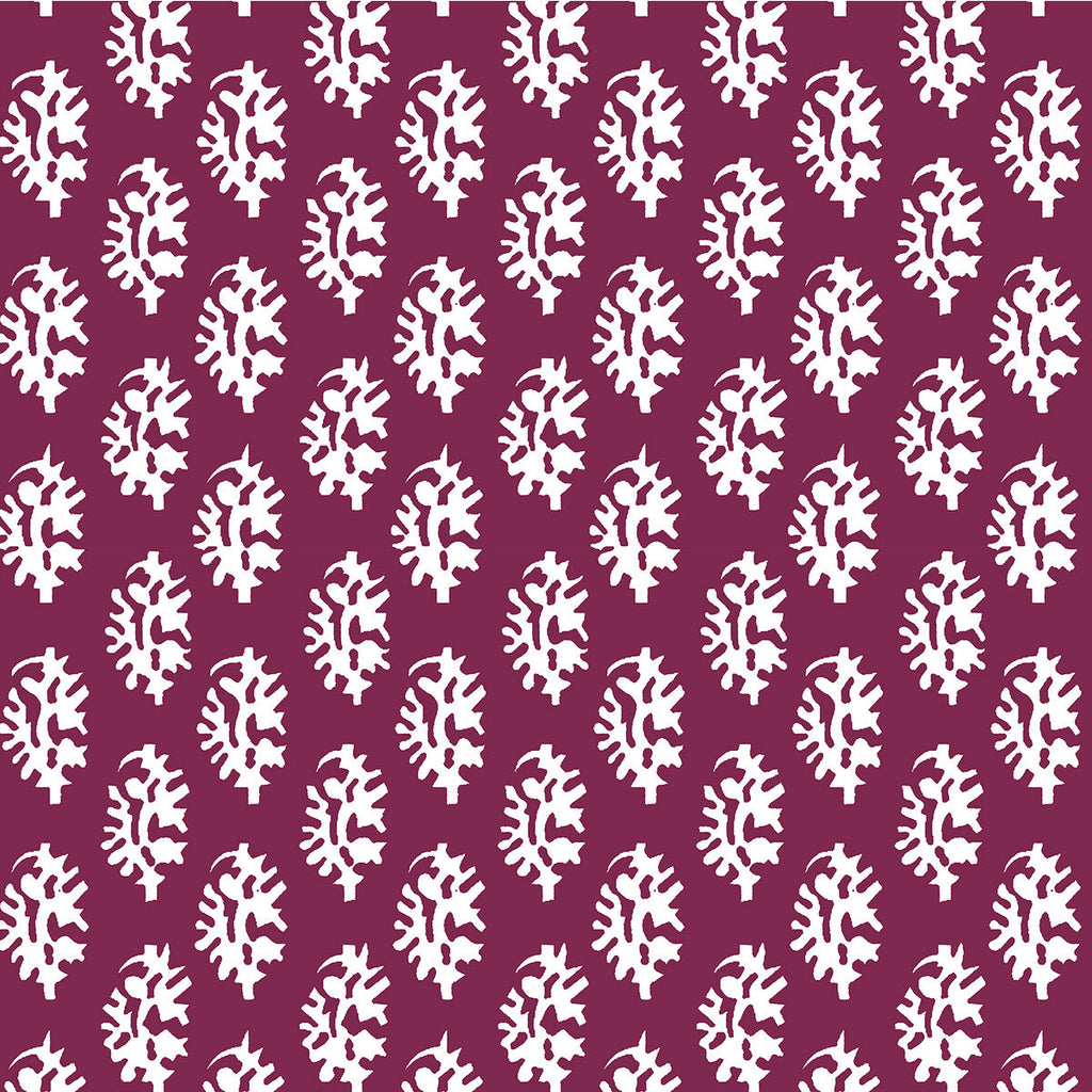 Samples and Purchasing available for Seijo - Burdeos Plum By Gaston Y Daniela | Lorenzo Castillo V |Paisley Small Scale Multipurpose Print at Designer Wallcoverings and Fabrics