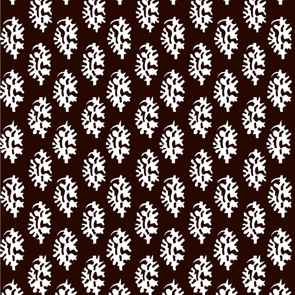 Samples and Purchasing available for Seijo - Chocolate Chocolate By Gaston Y Daniela | Lorenzo Castillo V |Paisley Small Scale Multipurpose Print at Designer Wallcoverings and Fabrics