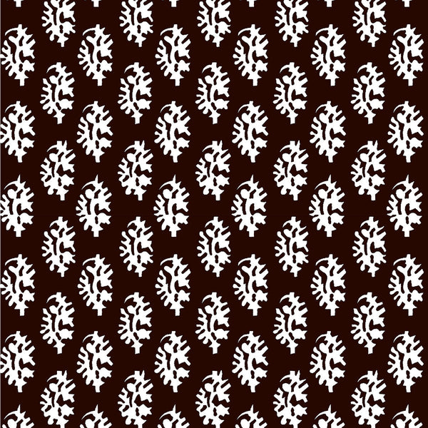 Samples and Purchasing available for Seijo - Chocolate Chocolate By Gaston Y Daniela | Lorenzo Castillo V |Paisley Small Scale Multipurpose Print at Designer Wallcoverings and Fabrics