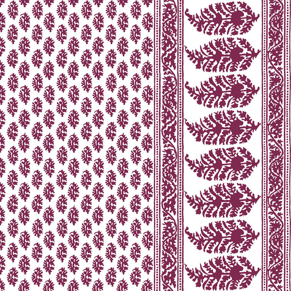 Samples and Purchasing available for Aravaquita - Burdeos Plum By Gaston Y Daniela | Lorenzo Castillo V |Paisley  Multipurpose Print at Designer Wallcoverings and Fabrics