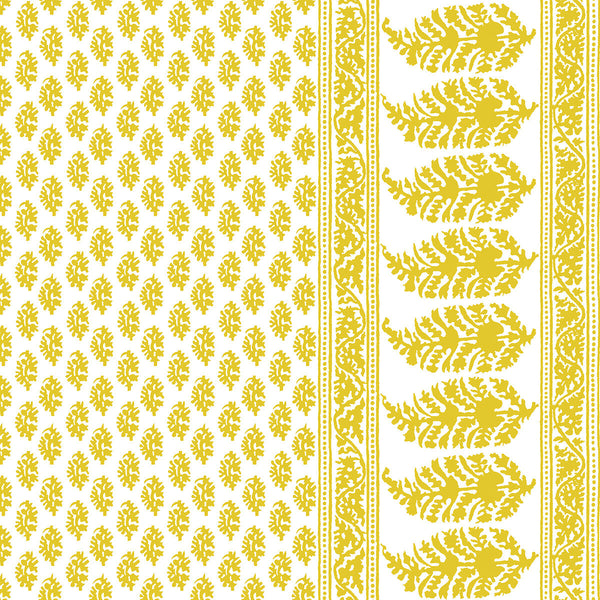 Samples and Purchasing available for Aravaquita - Amarillo Yellow By Gaston Y Daniela | Lorenzo Castillo V |Paisley  Multipurpose Print at Designer Wallcoverings and Fabrics