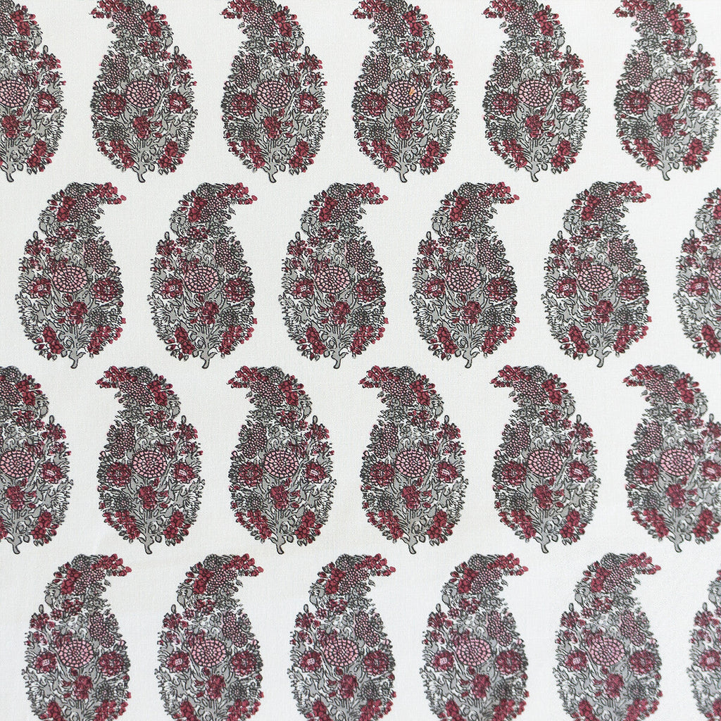 Samples and Purchasing available for Tarsila - Rosa/Berenjena Pink By Gaston Y Daniela | Lorenzo Castillo V |Paisley  Multipurpose Print at Designer Wallcoverings and Fabrics