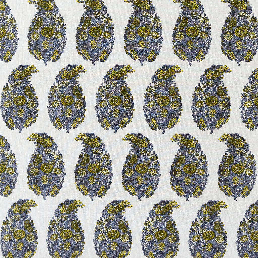 Samples and Purchasing available for Tarsila - Mostaza/Gris Yellow By Gaston Y Daniela | Lorenzo Castillo V |Paisley  Multipurpose Print at Designer Wallcoverings and Fabrics