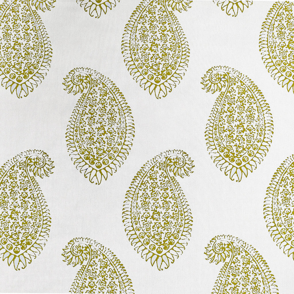 Samples and Purchasing available for Berenguela - Mostaza Yellow By Gaston Y Daniela | Lorenzo Castillo V | Paisley Multipurpose Print at Designer Wallcoverings and Fabrics