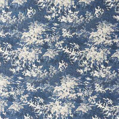 Samples and Purchasing available for Jon - Azul Blue By Gaston Y Daniela | Lorenzo Castillo Vi | Botanical & Floral Upholstery  at Designer Wallcoverings and Fabrics