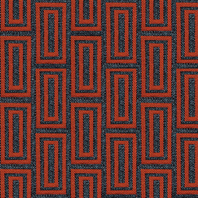 Samples and Purchasing available for Caleb - Gris/Rojo Grey By Gaston Y Daniela | Lorenzo Castillo Vi |Geometric Small Scale Upholstery Indoor / Outdoor at Designer Wallcoverings and Fabrics