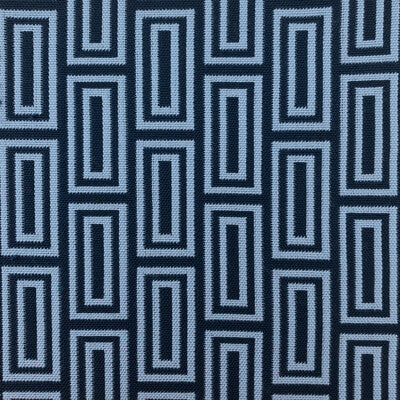 Samples and Purchasing available for Caleb - Azul Blue By Gaston Y Daniela | Lorenzo Castillo Vi |Geometric Small Scale Upholstery Indoor / Outdoor at Designer Wallcoverings and Fabrics