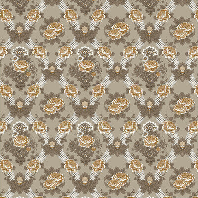 Samples and Purchasing available for Aranchina - Topo/Ocre Brown By Gaston Y Daniela | Lorenzo Castillo Vi |Botanical & Floral  Multipurpose  at Designer Wallcoverings and Fabrics