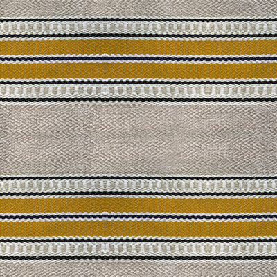 Samples and Purchasing available for Adam - Amarillo Yellow By Gaston Y Daniela | Lorenzo Castillo Vi | Stripes Upholstery Indoor / Outdoor at Designer Wallcoverings and Fabrics