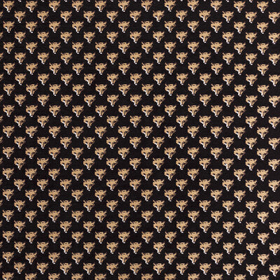 Samples and Purchasing available for Raposu - Onyx Black By Gaston Y Daniela | Lorenzo Castillo Vii The Rectory |Animal/Insects Novelty Upholstery Chenille at Designer Wallcoverings and Fabrics