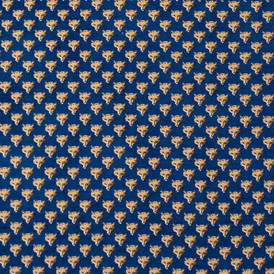 Samples and Purchasing available for Raposu - Navy Blue By Gaston Y Daniela | Lorenzo Castillo Vii The Rectory |Animal/Insects Novelty Upholstery Chenille at Designer Wallcoverings and Fabrics