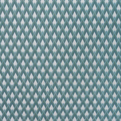 Samples and Purchasing available for Peruyes - Verde Agua Turquoise By Gaston Y Daniela | Lorenzo Castillo Vii The Rectory | Geometric Upholstery Chenille at Designer Wallcoverings and Fabrics