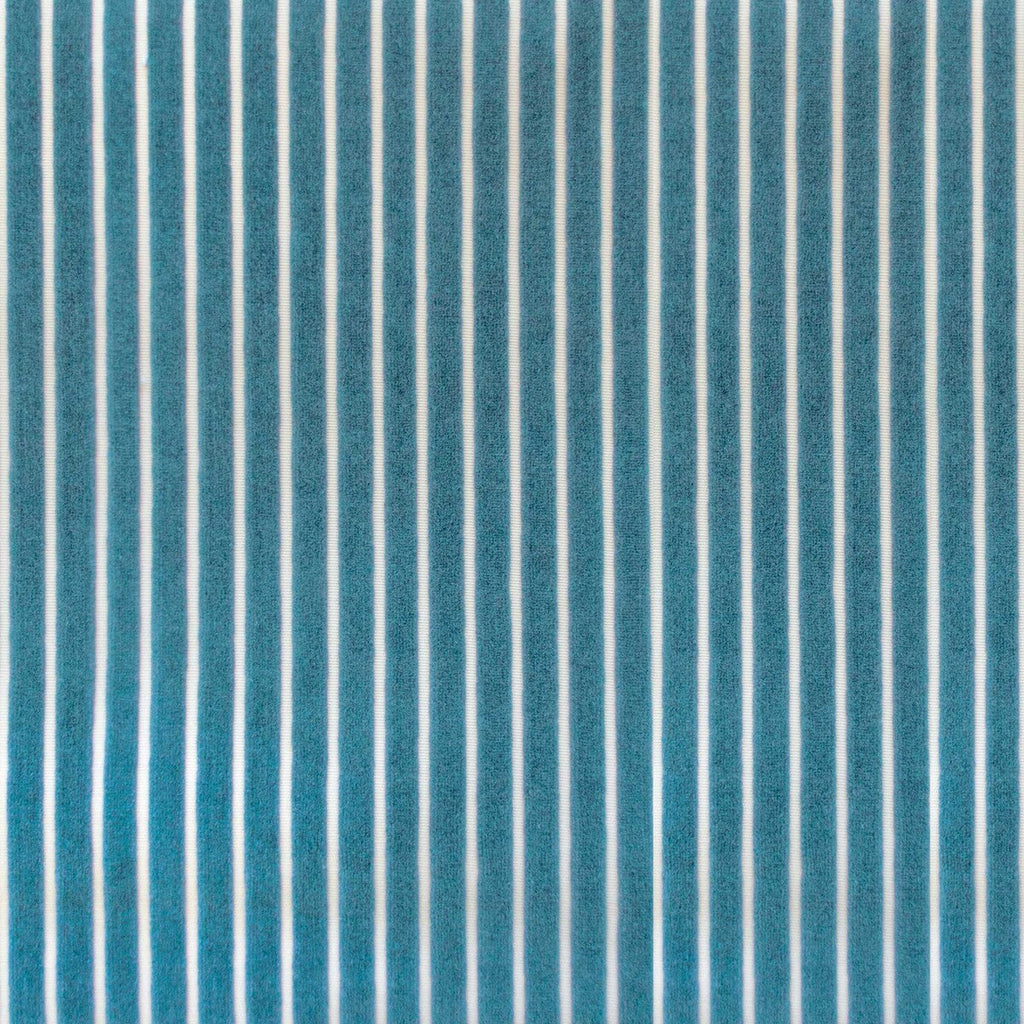 Samples and Purchasing available for Mayrit - Azul Plomo Teal By Gaston Y Daniela | Lorenzo Castillo Ix Hesperia | Stripes Upholstery Velvet at Designer Wallcoverings and Fabrics