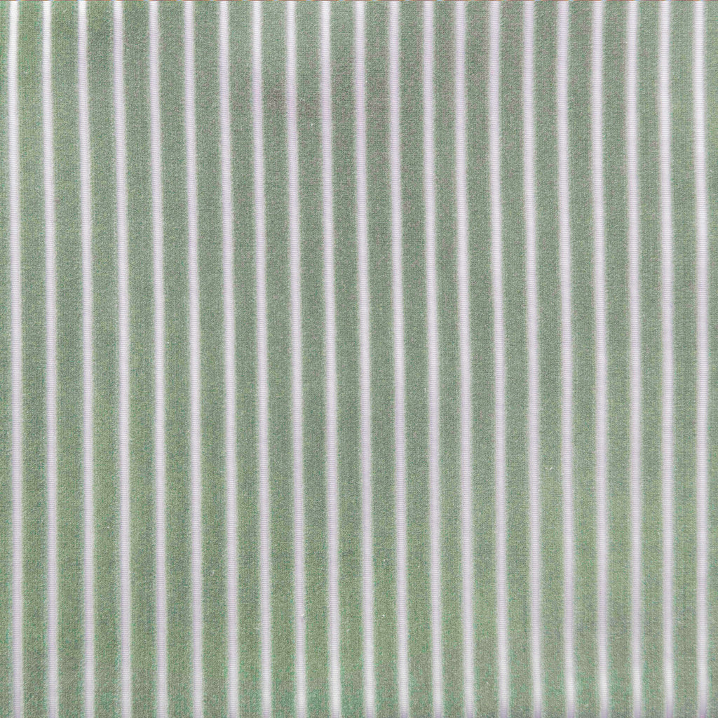 Samples and Purchasing available for Mayrit - Verde Gris Celery By Gaston Y Daniela | Lorenzo Castillo Ix Hesperia | Stripes Upholstery Velvet at Designer Wallcoverings and Fabrics