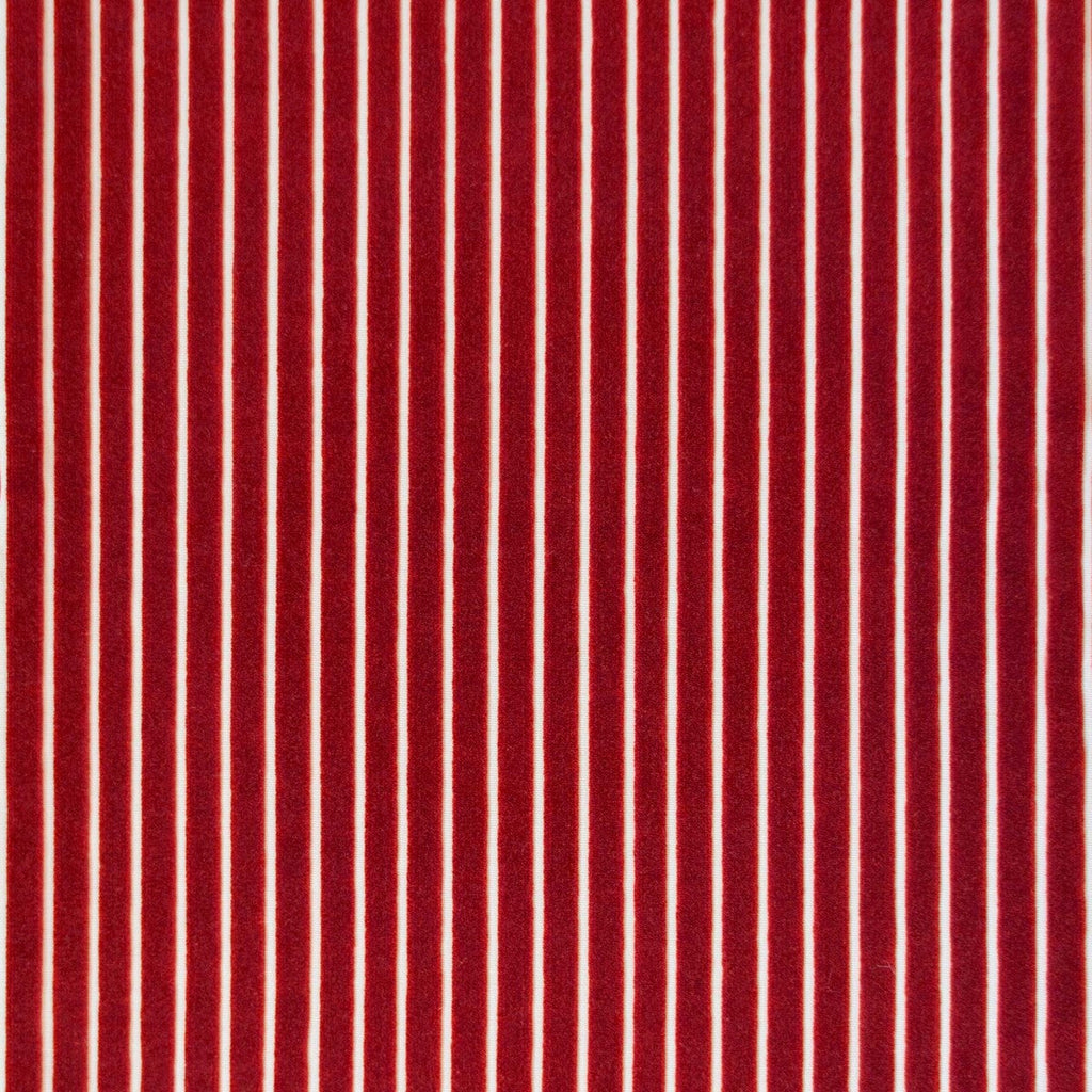 Samples and Purchasing available for Mayrit - Rojo Red By Gaston Y Daniela | Lorenzo Castillo Ix Hesperia | Stripes Upholstery Velvet at Designer Wallcoverings and Fabrics