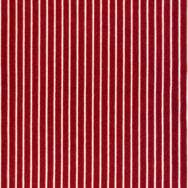 Samples and Purchasing available for Mayrit - Rojo Red By Gaston Y Daniela | Lorenzo Castillo Ix Hesperia | Stripes Upholstery Velvet at Designer Wallcoverings and Fabrics