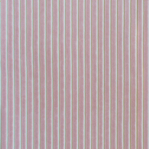 Samples and Purchasing available for Mayrit - Rosa Baby Pink By Gaston Y Daniela | Lorenzo Castillo Ix Hesperia | Stripes Upholstery Velvet at Designer Wallcoverings and Fabrics