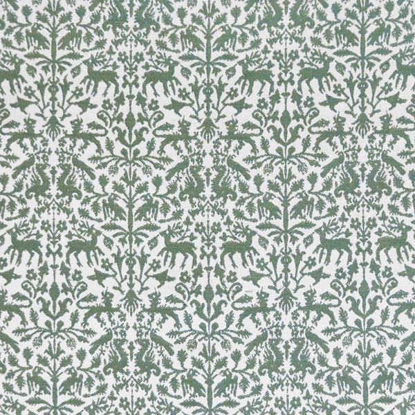 Samples and Purchasing available for Augusta Emerita - Verde White By Gaston Y Daniela | Lorenzo Castillo Ix Hesperia |Animal/Insects Damask Upholstery  at Designer Wallcoverings and Fabrics