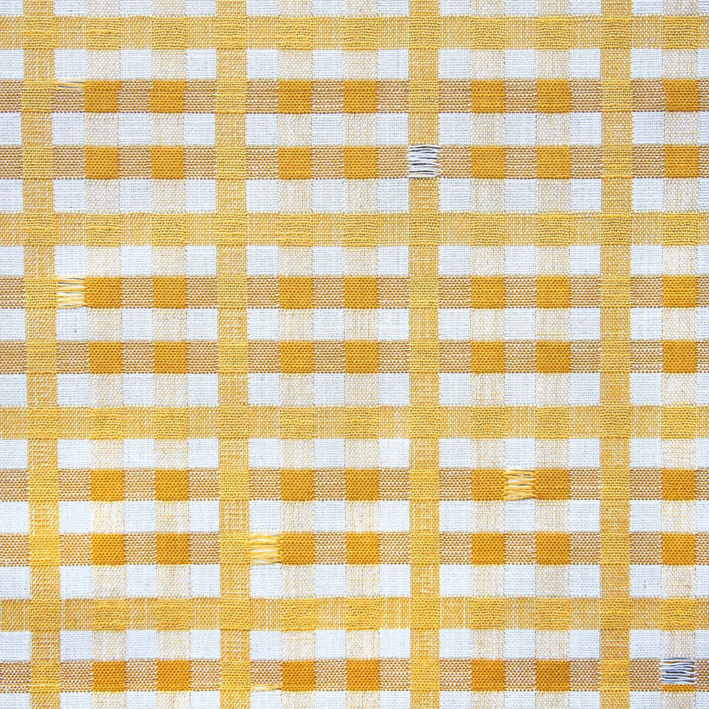 Samples and Purchasing available for Trajano - Ocre White By Gaston Y Daniela | Lorenzo Castillo Ix Hesperia |Check/Houndstooth Geometric Upholstery  at Designer Wallcoverings and Fabrics