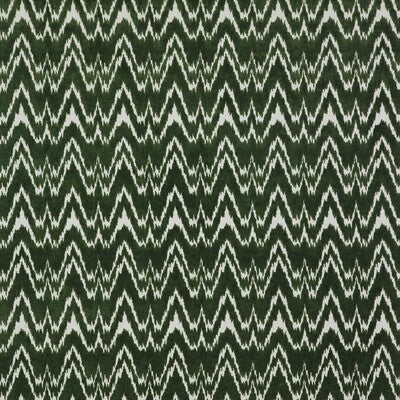 Samples and Purchasing available for Janano - Verde Green By Gaston Y Daniela | Lorenzo Castillo Vii The Rectory |Flamestitch Ikat/Southwest/Kilims Upholstery  at Designer Wallcoverings and Fabrics