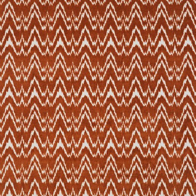 Samples and Purchasing available for Janano - Naranja Orange By Gaston Y Daniela | Lorenzo Castillo Vii The Rectory |Flamestitch Ikat/Southwest/Kilims Upholstery  at Designer Wallcoverings and Fabrics