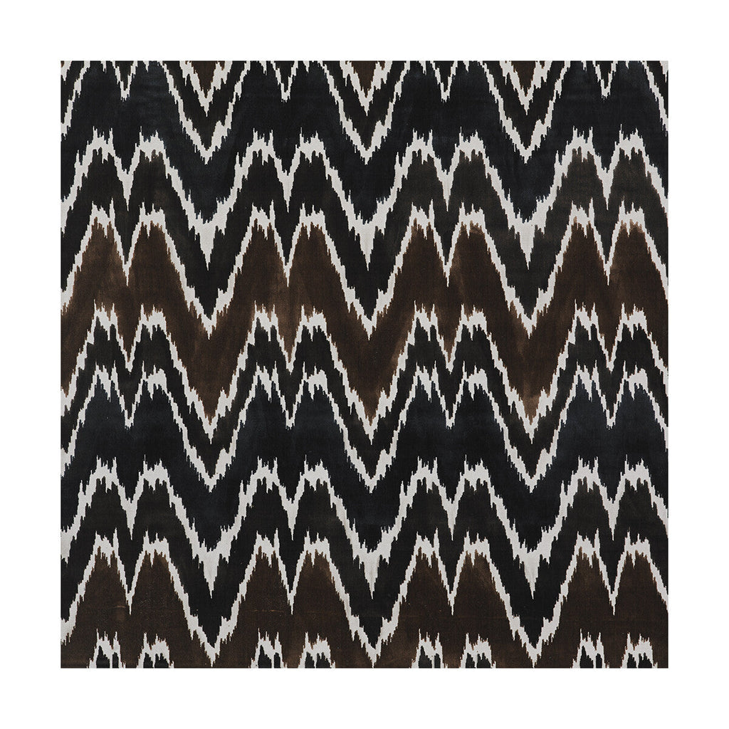 Samples and Purchasing available for Alejandro - Marino/Chocolate Multi By Gaston Y Daniela | Lorenzo Castillo Iii |Flamestitch  Upholstery Velvet at Designer Wallcoverings and Fabrics