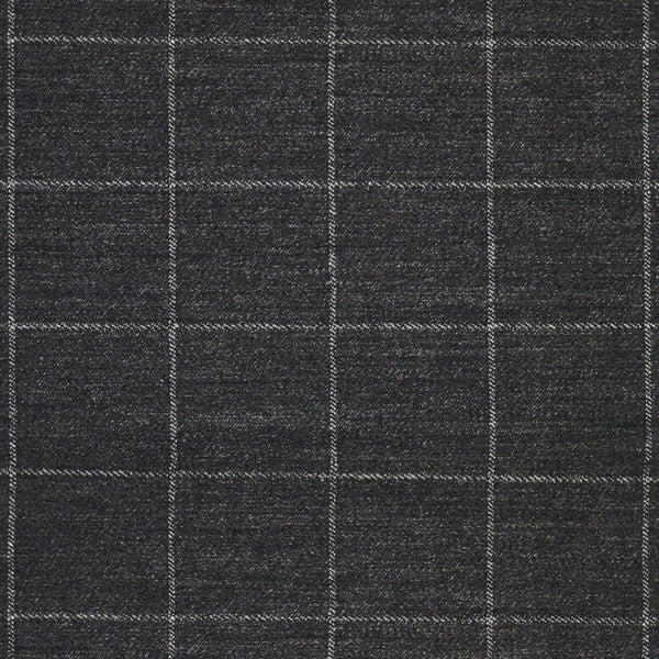 Samples and Purchasing available for Rascafria - Antracita Charcoal By Gaston Y Daniela | Lorenzo Castillo Iv |Plaid / Check  Upholstery  at Designer Wallcoverings and Fabrics