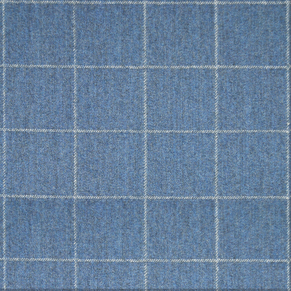 Samples and Purchasing available for Rascafria - Azul Dark Blue By Gaston Y Daniela | Lorenzo Castillo Iv |Plaid / Check  Upholstery  at Designer Wallcoverings and Fabrics