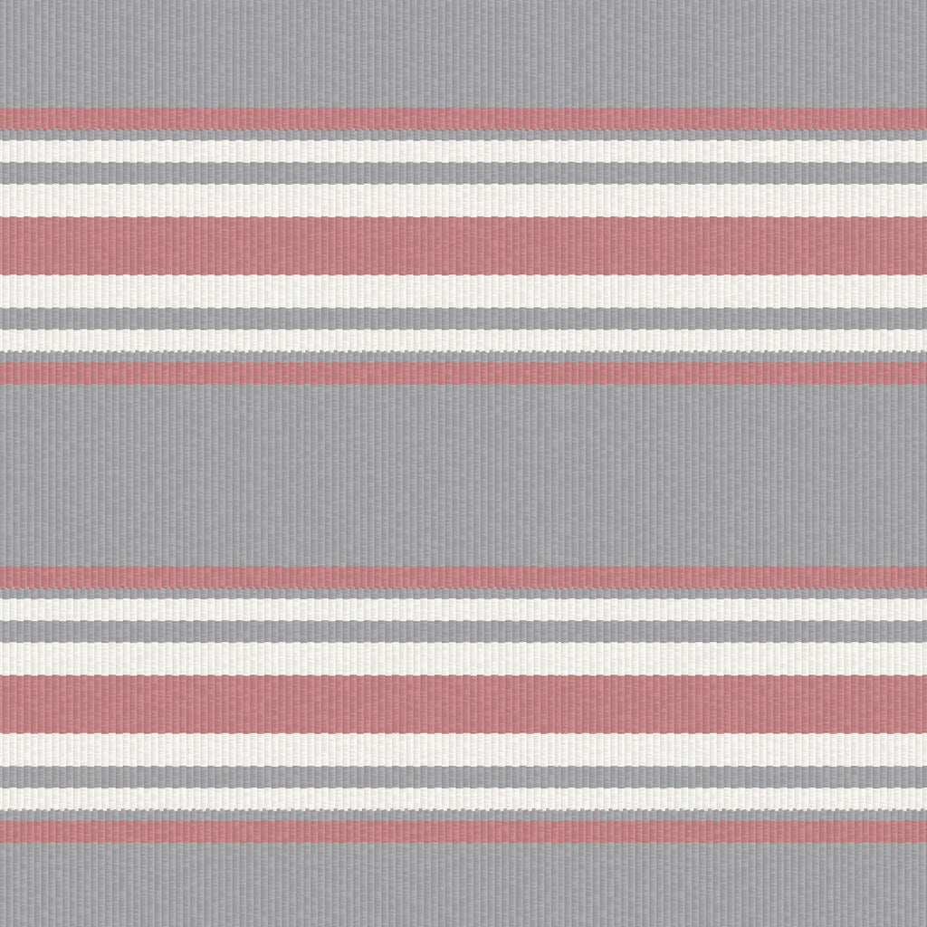 Samples and Purchasing available for Pinilla - Gris/Rosa Grey By Gaston Y Daniela | Lorenzo Castillo Iv | Stripes Upholstery  at Designer Wallcoverings and Fabrics