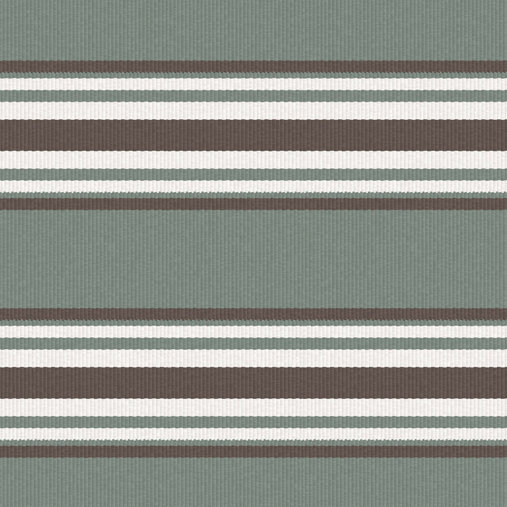 Samples and Purchasing available for Pinilla - Verde/Marron Teal By Gaston Y Daniela | Lorenzo Castillo Iv | Stripes Upholstery  at Designer Wallcoverings and Fabrics