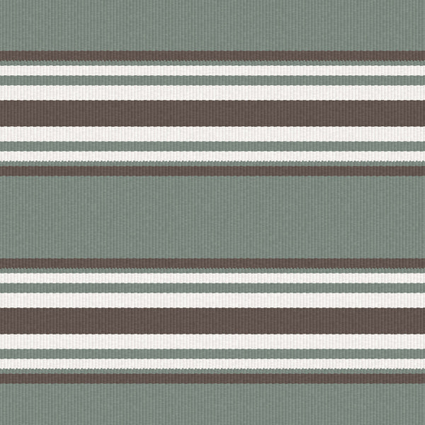 Samples and Purchasing available for Pinilla - Verde/Marron Teal By Gaston Y Daniela | Lorenzo Castillo Iv | Stripes Upholstery  at Designer Wallcoverings and Fabrics