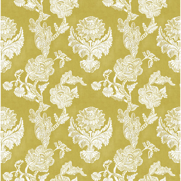 Samples and Purchasing available for Chitina - Amarillo Yellow By Gaston Y Daniela | Lorenzo Castillo Iv |Botanical & Floral  Multipurpose Print at Designer Wallcoverings and Fabrics