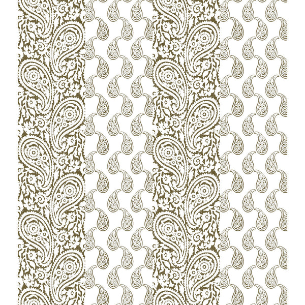 Samples and Purchasing available for Matueca Wp - Topo Taupe By Gaston Y Daniela | Lorenzo Castillo V | Paisley Wallcovering Print at Designer Wallcoverings and Fabrics