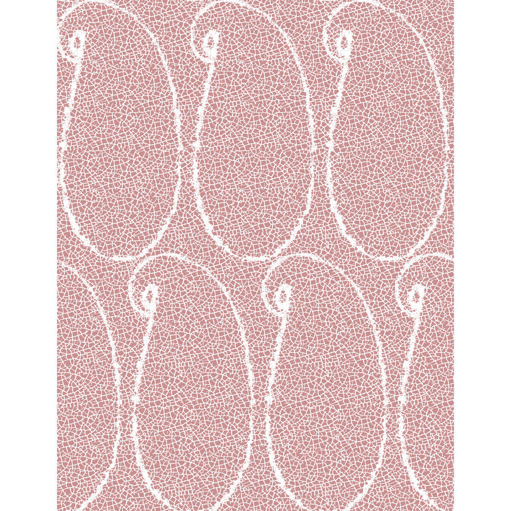 Samples and Purchasing available for Benacantil Wp - Rosa Pink By Gaston Y Daniela | Lorenzo Castillo V | Paisley Wallcovering Print at Designer Wallcoverings and Fabrics