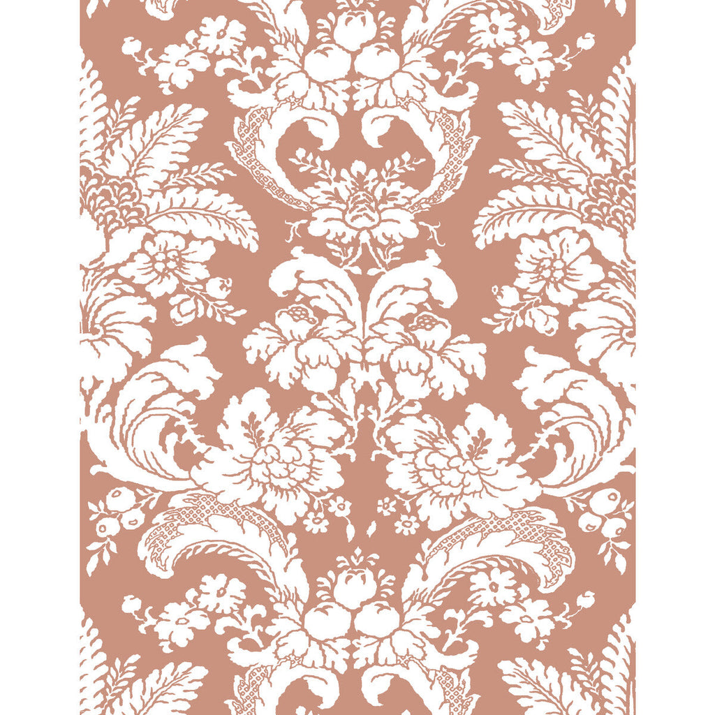 Samples and Purchasing available for Grajal Wp - Rosa Pink By Gaston Y Daniela | Lorenzo Castillo V | Damask Wallcovering Print at Designer Wallcoverings and Fabrics