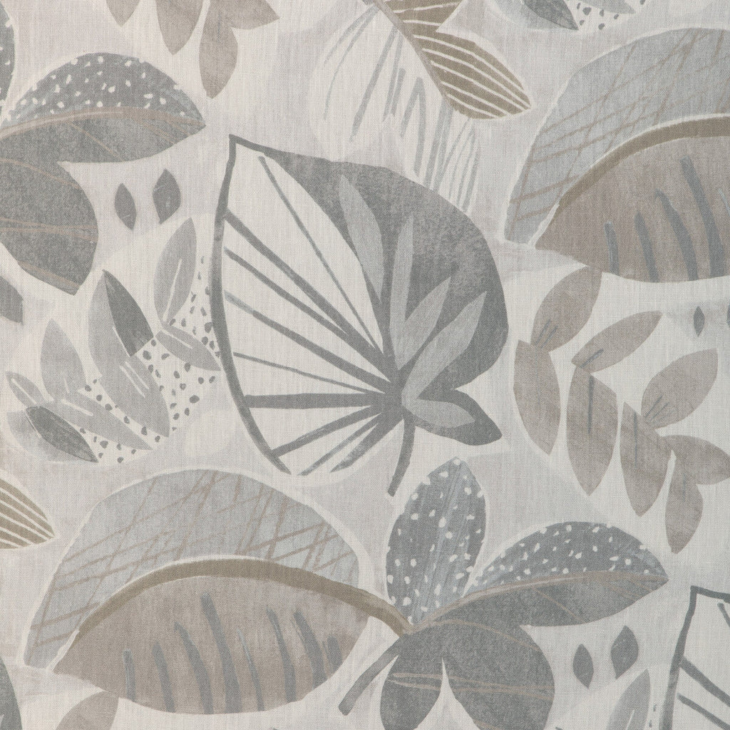 Samples and Purchasing available for Leaf-A-Lot - Dove White By Kravet Basics | Mid-Century Modern |Botanical & Floral Tropical Multipurpose Print at Designer Wallcoverings and Fabrics