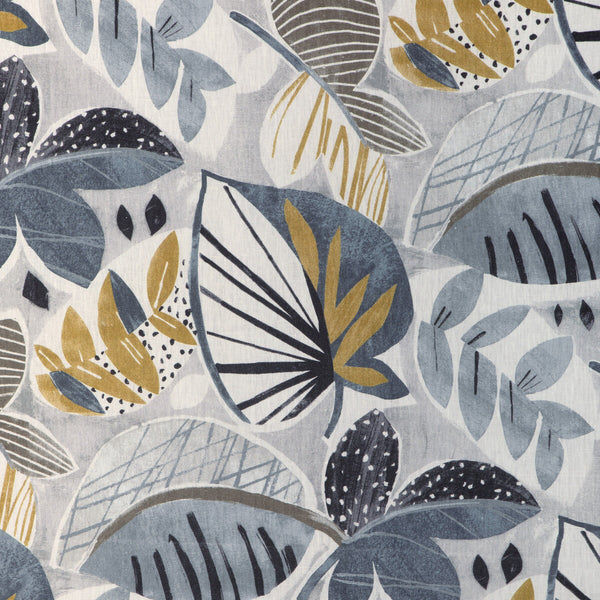 Samples and Purchasing available for Leaf-A-Lot - Nickel White By Kravet Basics | Mid-Century Modern |Botanical & Floral Tropical Multipurpose Print at Designer Wallcoverings and Fabrics