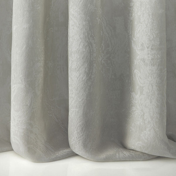 Samples and Purchasing available for Foster - 9 Silver By Kravet Design | Lizzo |Damask Tone On Tone Drapery Sheer at Designer Wallcoverings and Fabrics