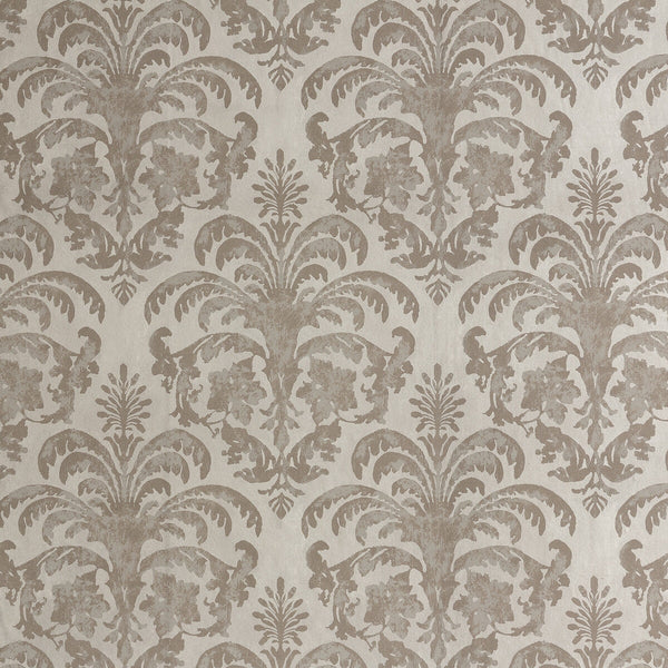 Samples and Purchasing available for Colonial - 9 Silver By Kravet Design | Lizzo |Damask Metallic Wallcovering Print at Designer Wallcoverings and Fabrics