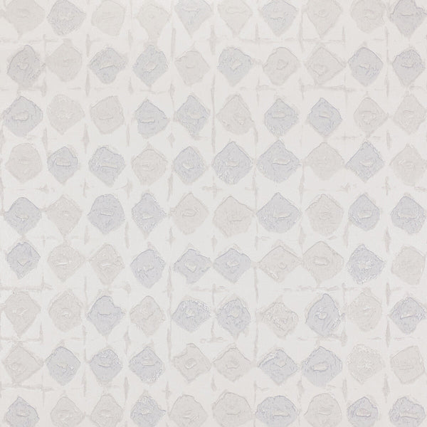 Samples and Purchasing available for Batik - 7 White By Kravet Design | Lizzo |Modern Diamond Wallcovering Print at Designer Wallcoverings and Fabrics