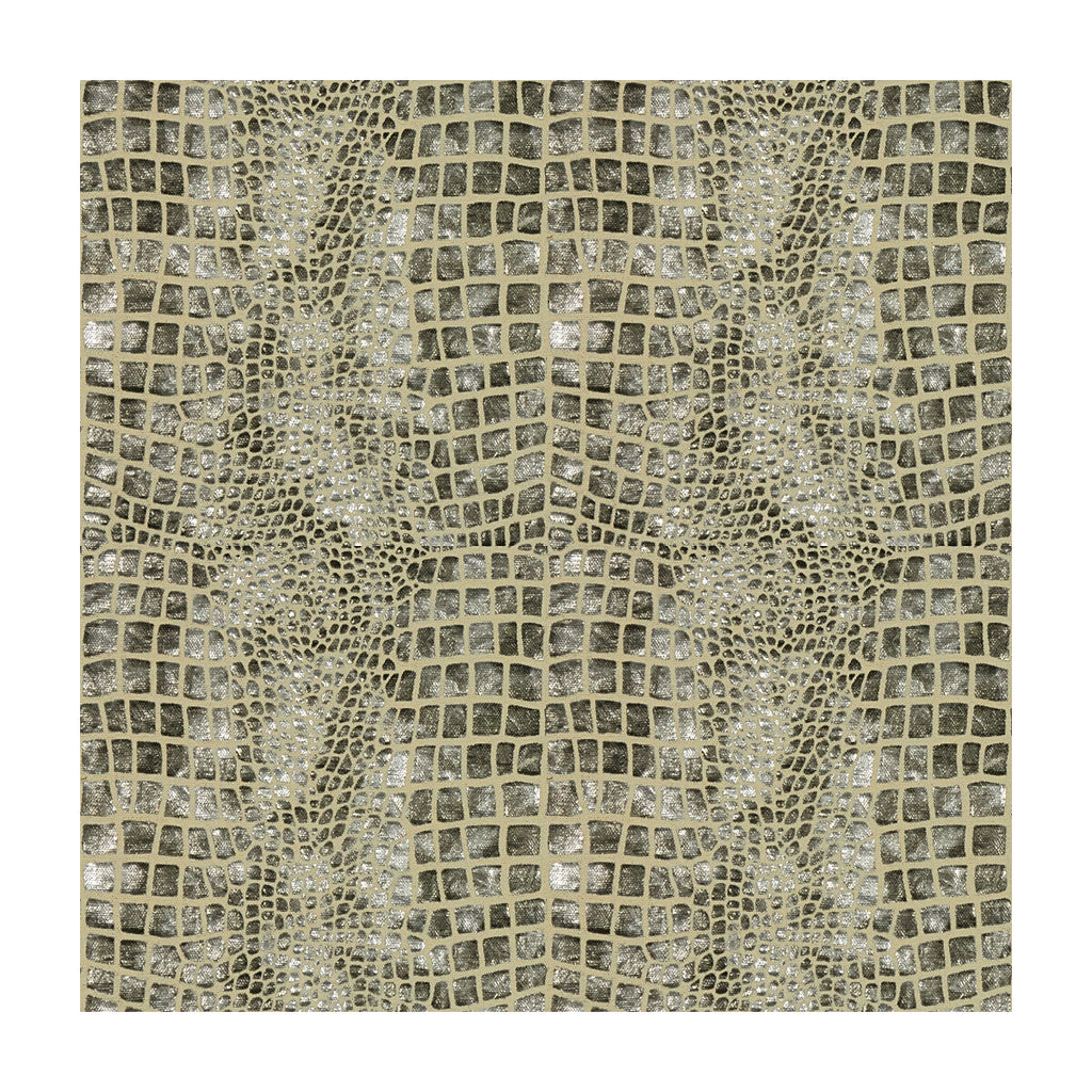 Samples and Purchasing available for Mock Croc - Gargoyle Grey By Kravet Couture | Modern Luxe Ii |Metallic Animal Skins Multipurpose Linen at Designer Wallcoverings and Fabrics