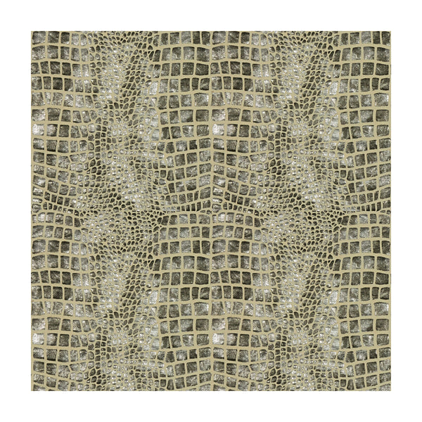 Samples and Purchasing available for Mock Croc - Gargoyle Grey By Kravet Couture | Modern Luxe Ii |Metallic Animal Skins Multipurpose Linen at Designer Wallcoverings and Fabrics